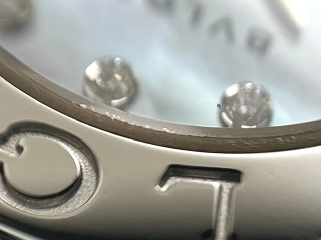 BLGARI ブルガリ　レディース クオーツ　B-zero1 BZ22S　ブルーシェル12PD文字盤 SS【472】HK