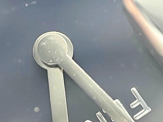 FENDI フェンディ レディース クォーツ レクタンギュラー F100102801 ネイビー文字盤 SS/レザー【472】HK