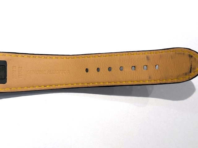 LOUIS VUITTON  ルイヴィトン 腕時計 タンブール ムーンスターGM Q8E00Z ステンレススチール/アリゲーターベルト クオーツ【472】TS