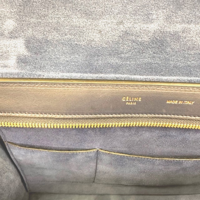 CELINE セリーヌ トラペーズ ミディアム ハンドバッグ ネイビー CELINE セリーヌ トラペーズ ミディアム ハンドバッグ ネイビー