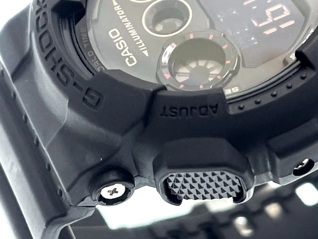 CASIO カシオ メンズ クオーツ G-SHOCK DIGITAL Military Black Series GD-120MB-1JF デジタル文字盤 SS/樹脂【472】HK