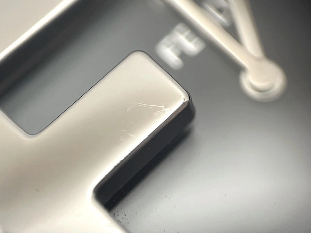 FENDI フェンディ レディース クォーツ レクタンギュラー F100102801 ネイビー文字盤 SS/レザー【472】HK