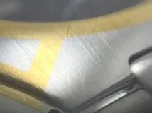 【現状販売】OMEGA オメガ　メンズ クオーツ　シーマスター ポラリス クロノグラフ ブラック文字盤 YG/SS【472】HK