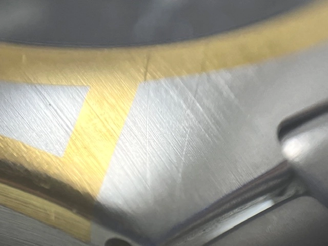 【現状販売】OMEGA オメガ　メンズ クオーツ　シーマスター ポラリス クロノグラフ ブラック文字盤 YG/SS【472】HK