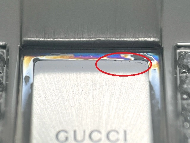 GUCCI グッチ レディース クオーツ 4600L Dベゼル シルバー文字盤 SS【472】HK