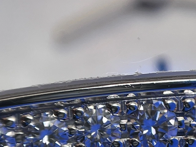 HARRY　WINSTON　ハリーウィンストン　アヴェニュートラフィック　340/LQWL.M/D3.1　ホワイトゴールド　ダイヤベゼル　クォーツ　レディース　腕時計　C