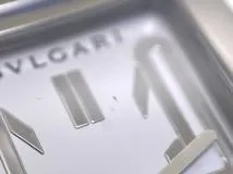 BVLGARI ブルガリ　レディース クオーツ　レッタンゴロ RT39S　ホワイト文字盤 SS【472】HK