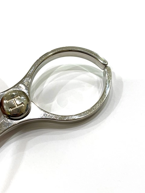 HERMES　エルメス　バッグチャーム　フィルーグローブホルダー　メタル　シルバー金具【430】2148103639715