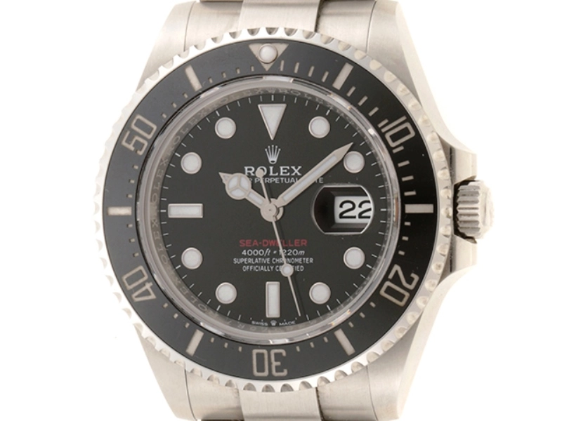 2020年12月国内正規品 ROLEX ロレックス 腕時計 シードゥエラー 126600 ブラック文字盤 オイスタースチール／セラミック  自動巻【472】SJ の購入なら「質」の大黒屋（公式）