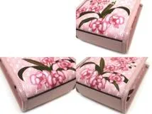 JIMMY CHOO ジミーチュウ ミニ ノースサウス トート ピンク PVC/レザー 2WAYバッグ 2120000300097【200】