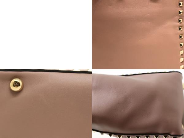VALENTINO ヴァレンティノ ロックスタッズ 2WAYバッグ ピンク