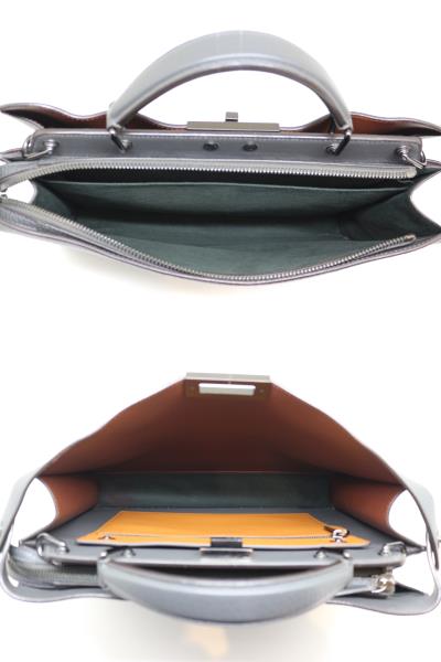 FENDI フェンディ ピーカブー ISeeU ミディアム 7VA529 グレー