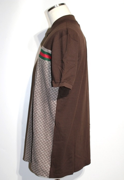 GUCCI グッチ ポロシャツ メンズXL ブラウン コットン 269388