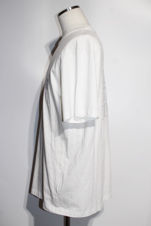 Christian Dior クリスチャンディオール ナンバープレート ロゴ 長袖Ｔシャツ ホワイト キッズ トップス 6A/8A 良品  52704