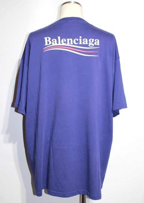 BALENCIAGA バレンシアガ Tシャツ メンズXL パープル コットン