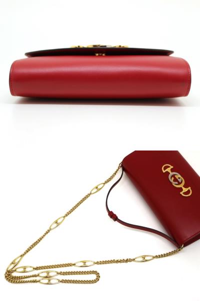 GUCCI グッチ バッグ ズゥミ 2wayチェーンショルダー レッド GUCCI グッチ バッグ ズゥミ 2wayチェーンショルダー レッド