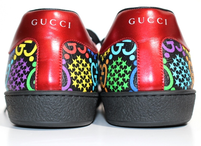 大人気セール Gucci - グッチ PVC×レザー 8 マルチカラー メンズ