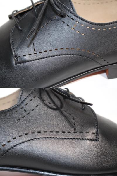 実用的☆》エルメス ビジネスシューズ 黒 ダービー メンズ