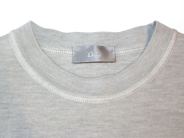 Dior ディオール ニット メンズ XS グレー ウール 2148103266973