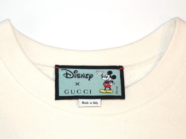 GUCCI グッチ オーバーサイズ スウェットシャツ レディースS DISNEY x GUCCI アイボリー コットン 469250XJB8C  (2148103300660) 【432】 の購入なら「質」の大黒屋（公式）