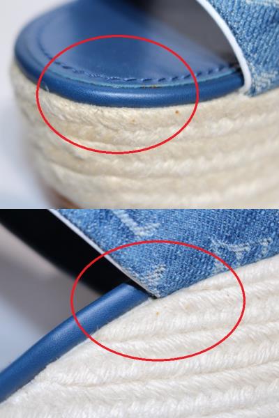 LOUIS VUITTON ルイ・ヴィトン サンダル レディース35 約22.5cm