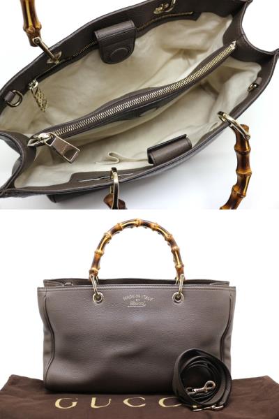 GUCCI グッチ バッグ バンブー ショッパー ミディアム GUCCI グッチ バッグ バンブー ショッパー ミディアム