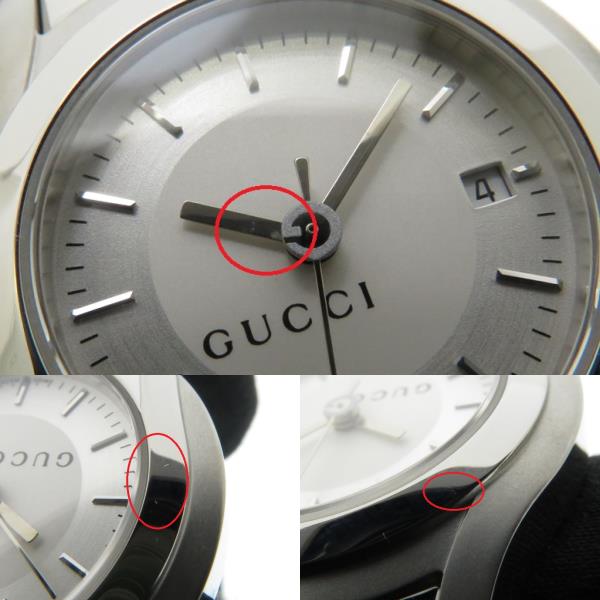 GUCCI グッチ 5500L ホワイト/シルバー文字盤 SS ステンレス