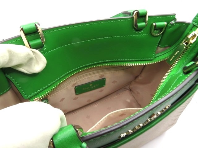 kate spade オリーブグリーン 2wayハンドバッグ ケイトスペードニューヨーク kate spade new york バッグ