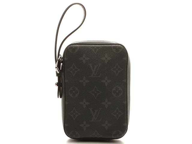 LOUIS VUITTON ルイヴィトン セカンドバッグ ボックスクラッチ モノグラム・エクリプス M61872 【474】