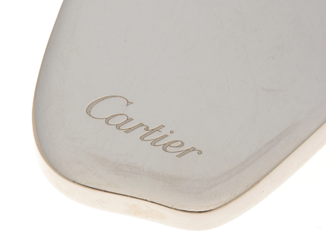 Cartier カルティエ キーホルダー キーリング チャーム 2Cモチーフ ワックス デコール ステンレススチール T1220486 【474】  の購入なら「質」の大黒屋（公式）