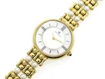 MIKIMOTO ミキモト 女性用腕時計 レディース 2P20-0530 ゴールドメッキ