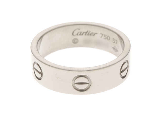 【CARTIER】カルティエ ラブリング K18ホワイトゴールド 20号 メンズ リング・指輪