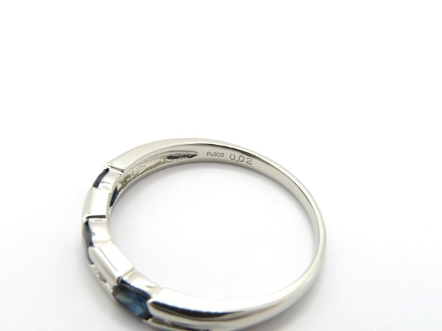 JEWELRY ノンブランドジュエリー リング 指輪 プラチナ900 ダイヤモンド0.02 アレキサンドライト 17号 【474】 の購入なら