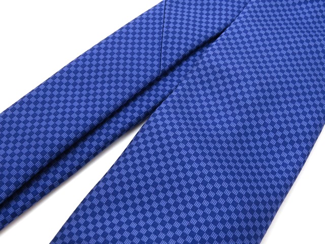 LOUIS VUITTON ルイヴィトン ネクタイ ブルーモワイヤン M78747 【474