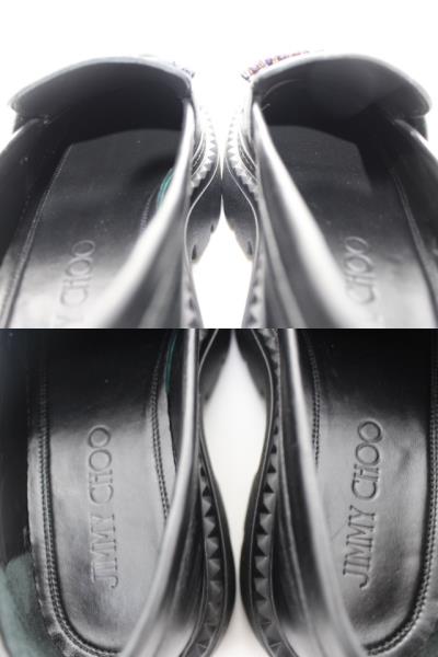 JIMMY CHOO ジミーチュウ 靴 厚底ローファー レディース39(約